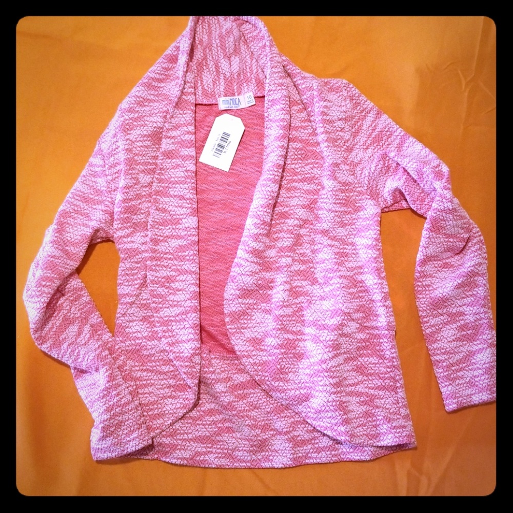 Shawl collar casual woven cardigan